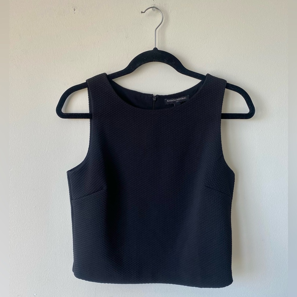 Banana Republic Black Sleeveless Top